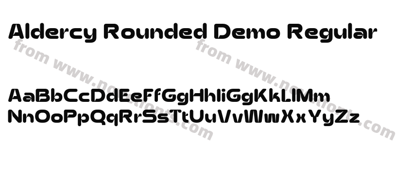 Aldercy Rounded Demo RegularPreview