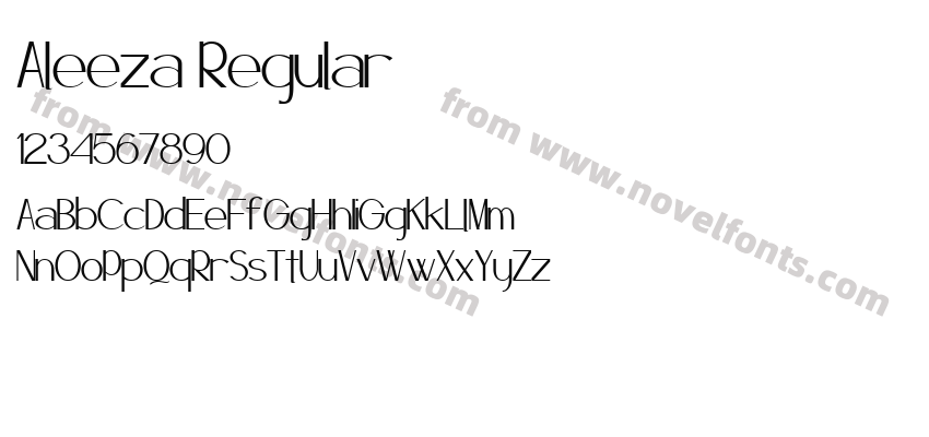 Aleeza RegularPreview