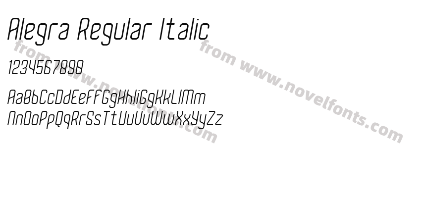 Alegra Regular ItalicPreview