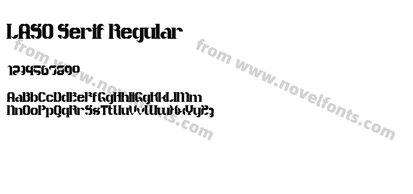 LASO Serif RegularPreview