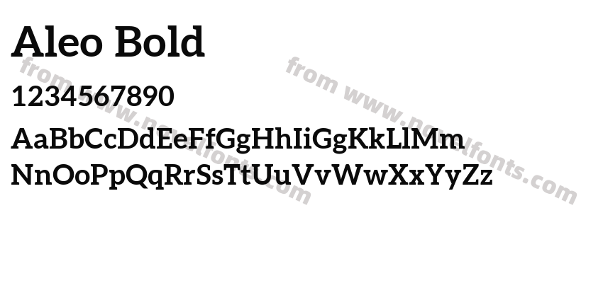 Aleo BoldPreview