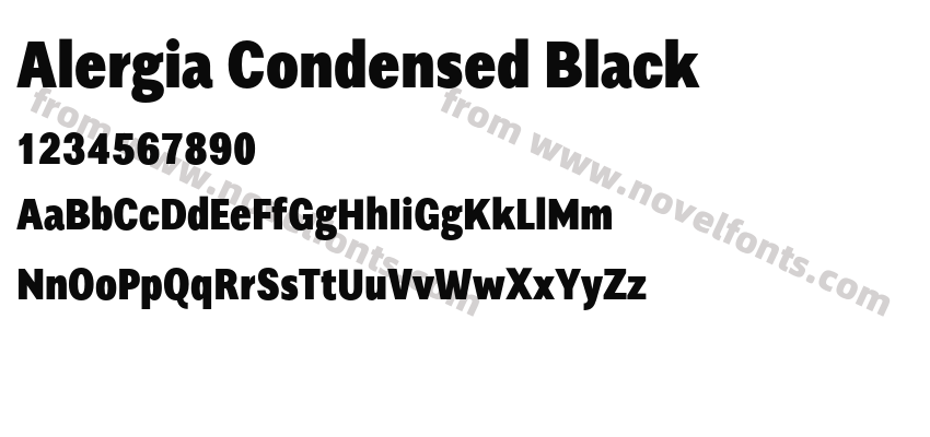 Alergia Condensed BlackPreview