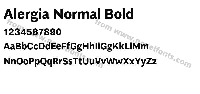 Alergia Normal BoldPreview