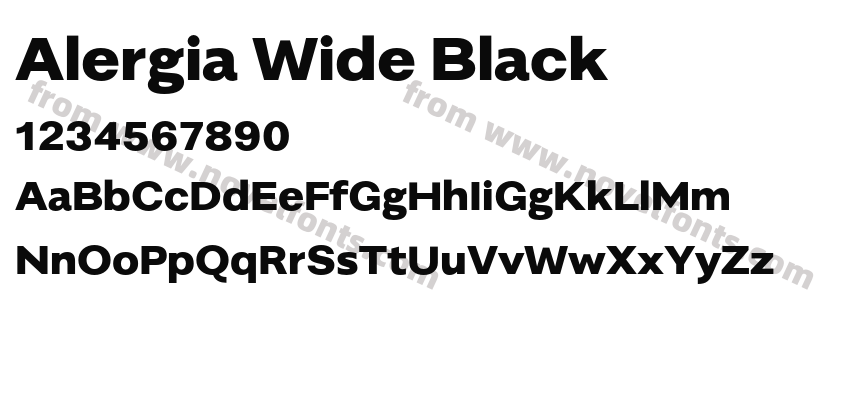 Alergia Wide BlackPreview