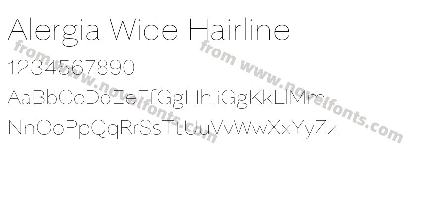 Alergia Wide HairlinePreview