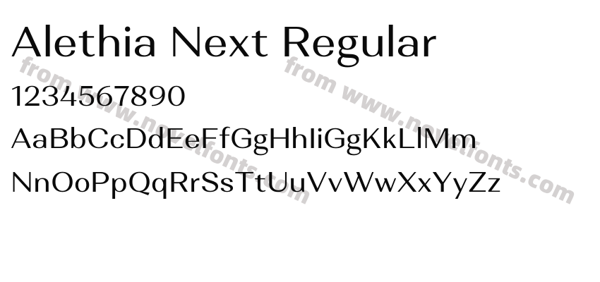 Alethia Next RegularPreview
