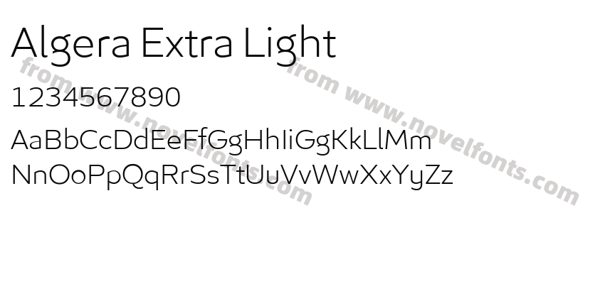 Algera Extra LightPreview