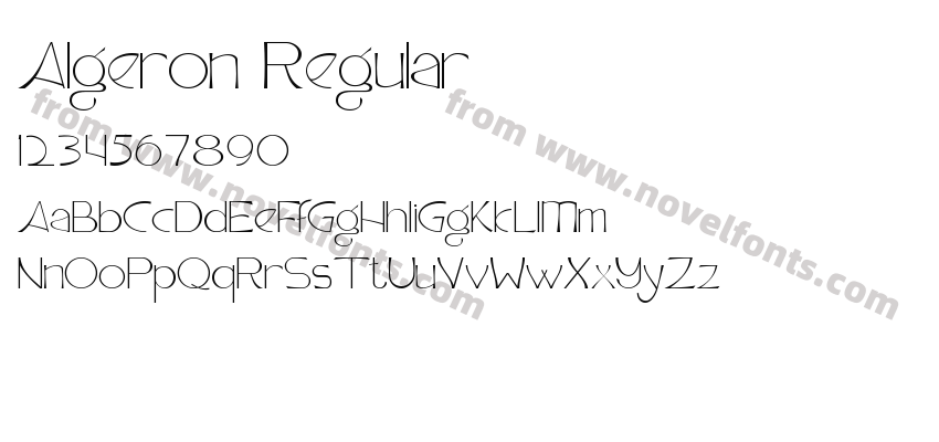 Algeron RegularPreview