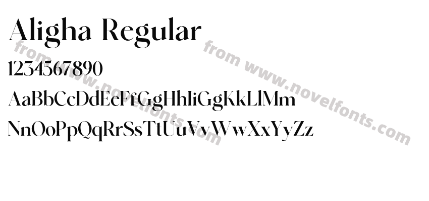 Aligha RegularPreview