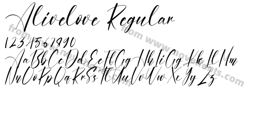 Alivelove RegularPreview