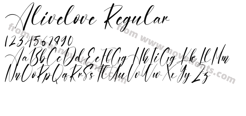 Alivelove RegularPreview
