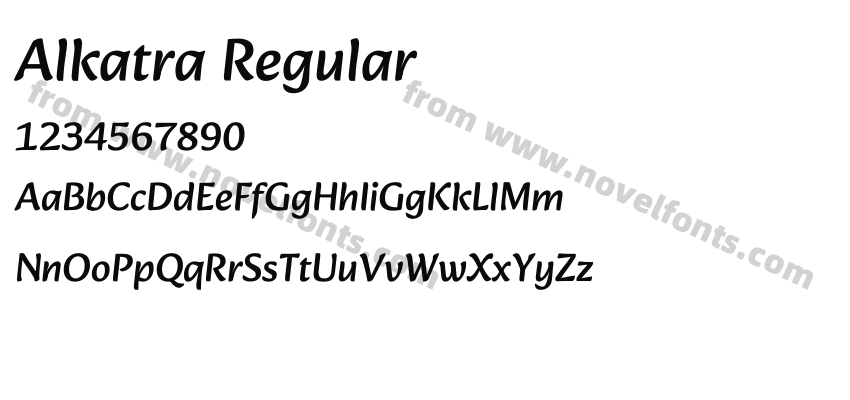 Alkatra RegularPreview