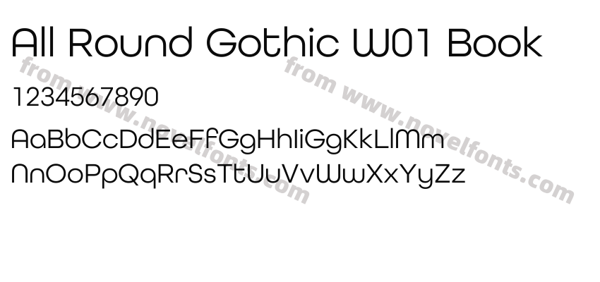 All Round Gothic W01 BookPreview