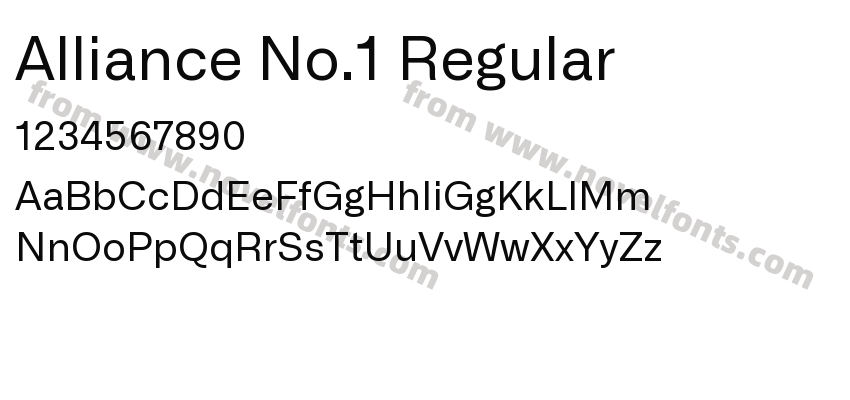 Alliance No.1 RegularPreview