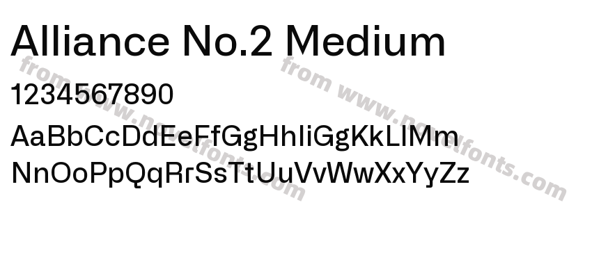 Alliance No.2 MediumPreview