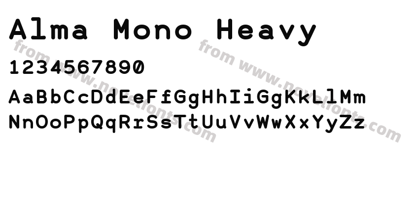 Alma Mono HeavyPreview