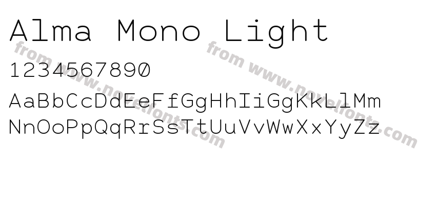 Alma Mono LightPreview