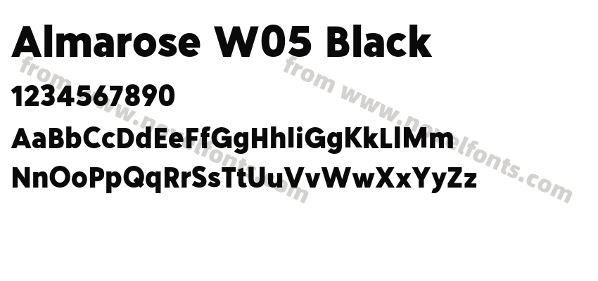 Almarose W05 BlackPreview