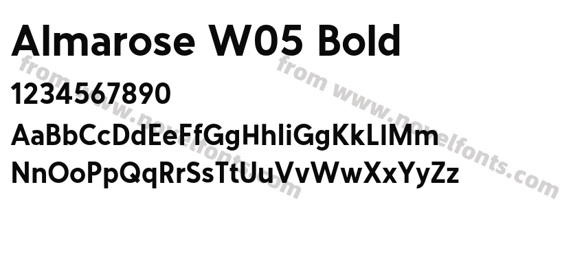 Almarose W05 BoldPreview