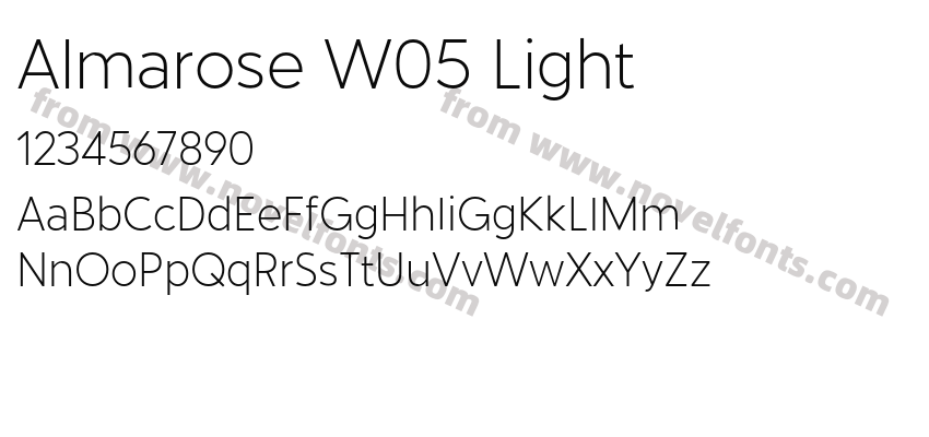 Almarose W05 LightPreview