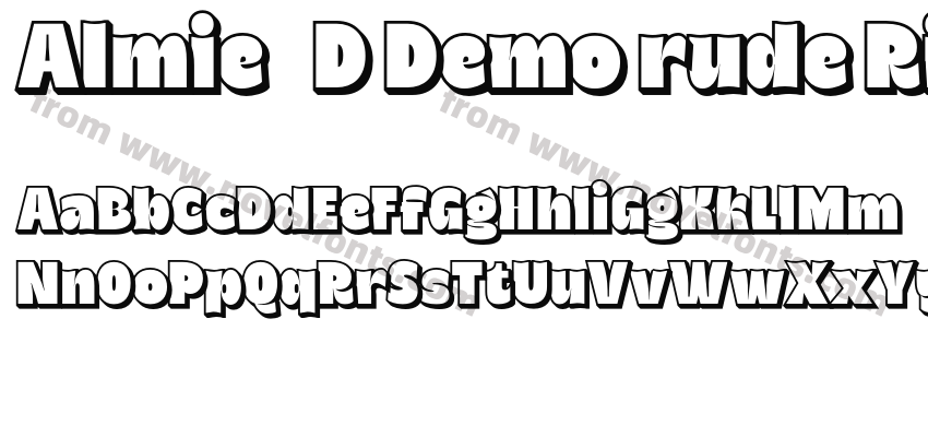 Almie 3D Demo rude RightPreview