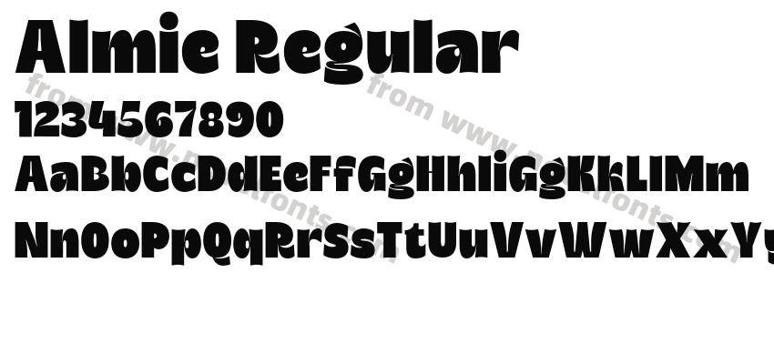 Almie RegularPreview
