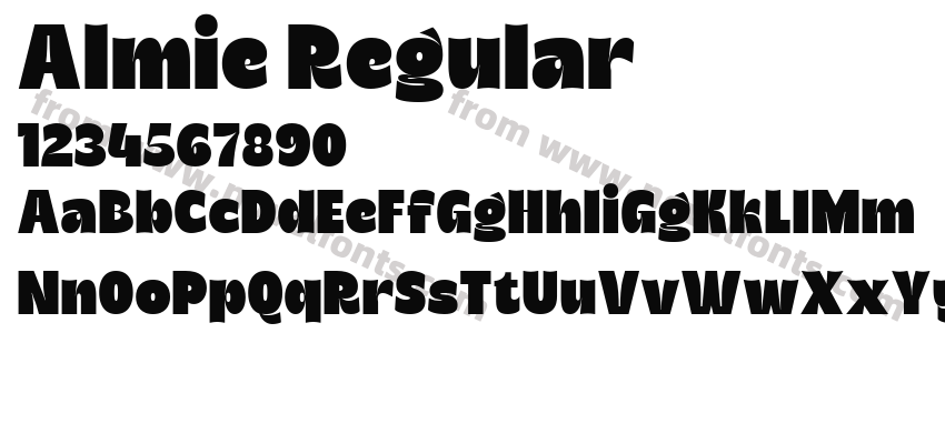 Almie RegularPreview