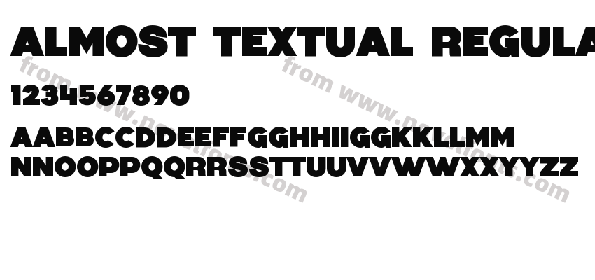 Almost Textual RegularPreview