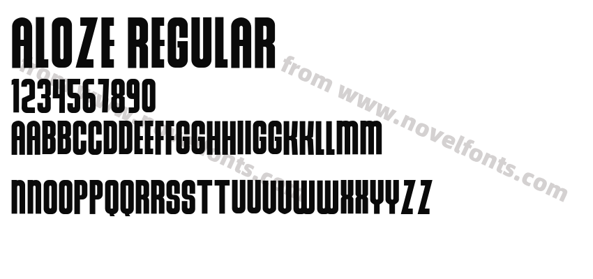 Aloze RegularPreview