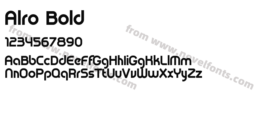 Alro BoldPreview