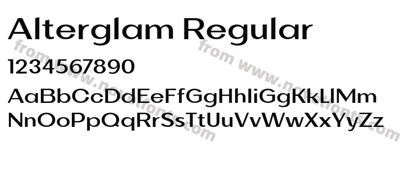 Alterglam RegularPreview