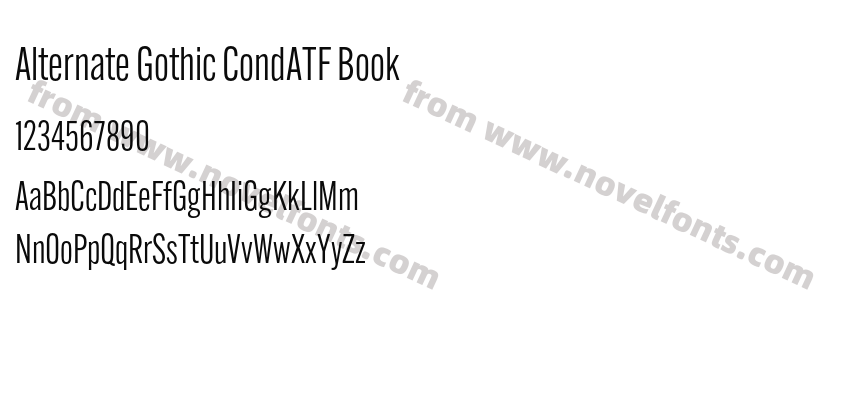 Alternate Gothic CondATF BookPreview