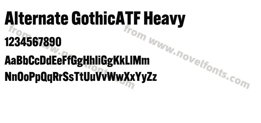 Alternate GothicATF HeavyPreview