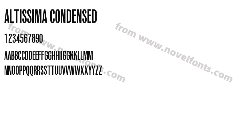 Altissima CondensedPreview