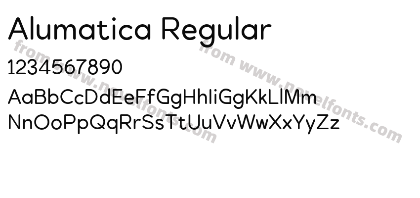 Alumatica RegularPreview