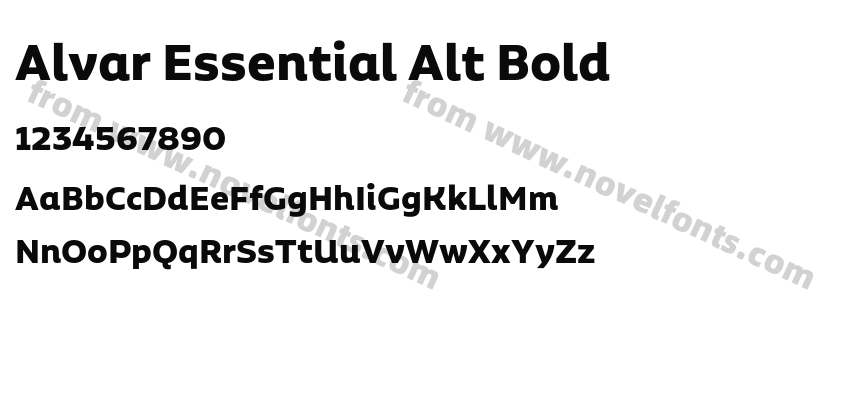 Alvar Essential Alt BoldPreview