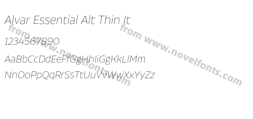 Alvar Essential Alt Thin ItPreview