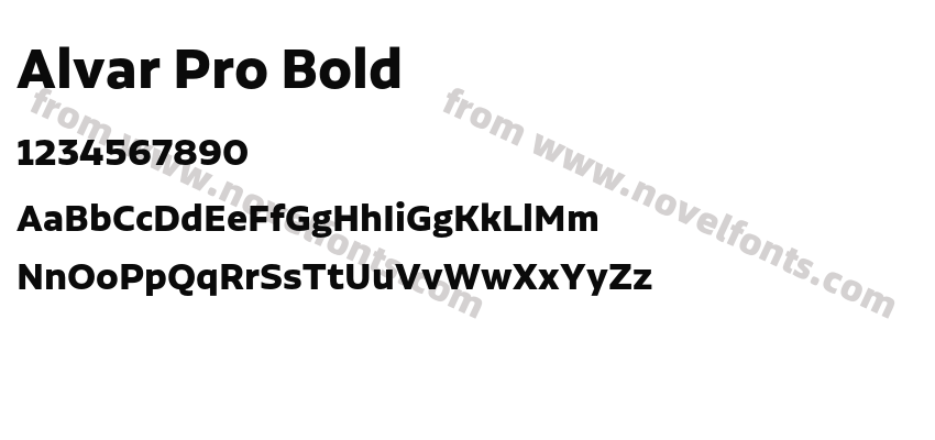 Alvar Pro BoldPreview