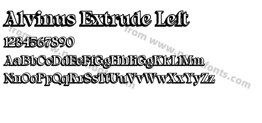 Alvinus Extrude LeftPreview