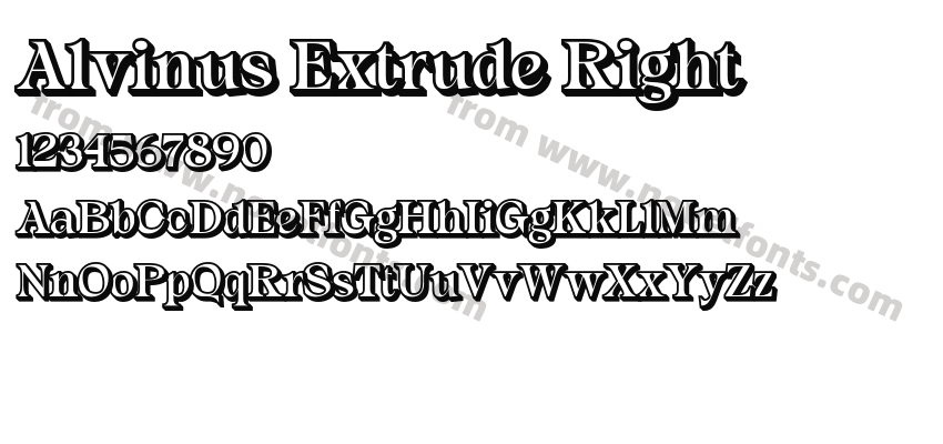 Alvinus Extrude RightPreview