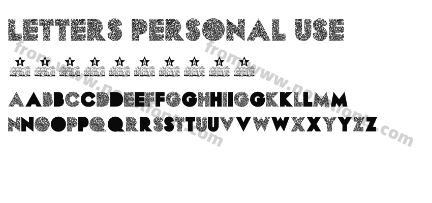 LETTERS PERSONAL USEPreview