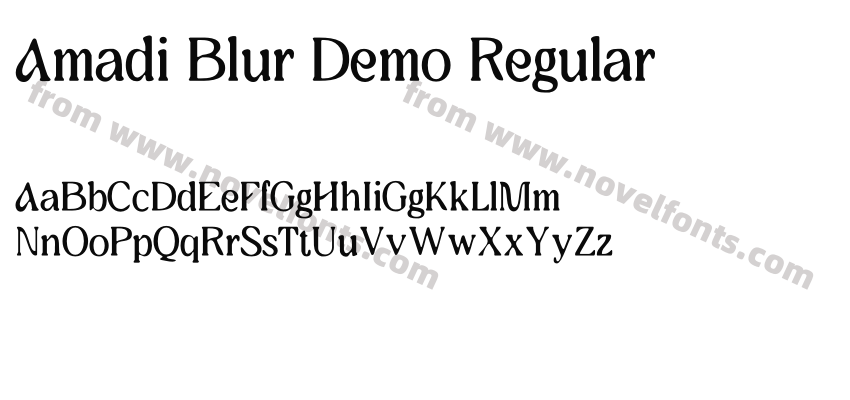 Amadi Blur Demo RegularPreview