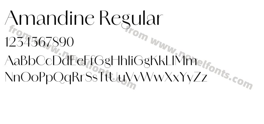 Amandine RegularPreview