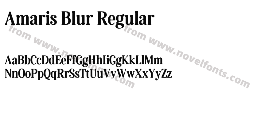 Amaris Blur RegularPreview