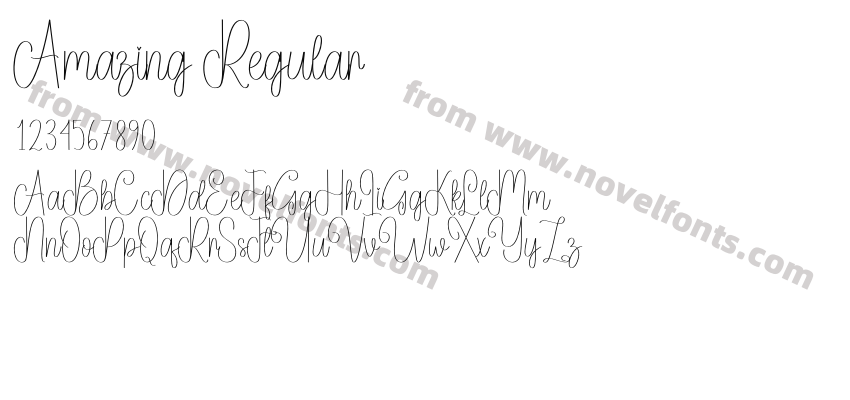 Amazing RegularPreview