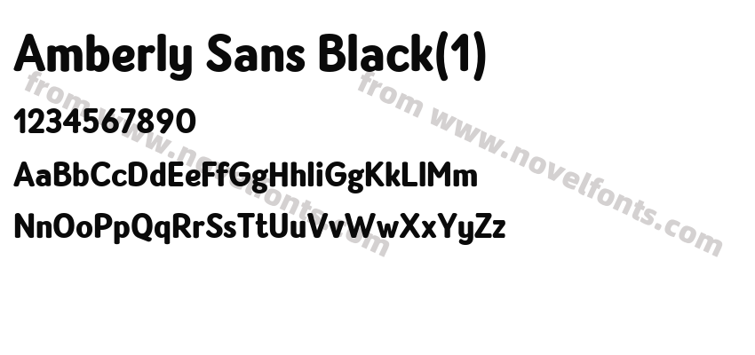 Amberly Sans Black(1)Preview