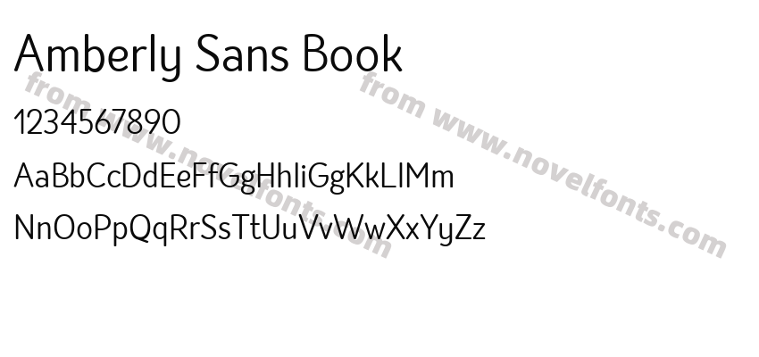 Amberly Sans BookPreview