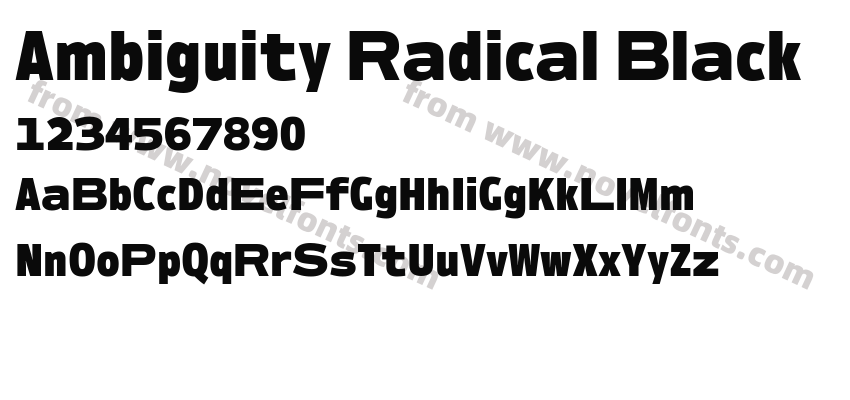 Ambiguity Radical BlackPreview
