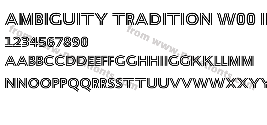Ambiguity Tradition W00 InlinePreview