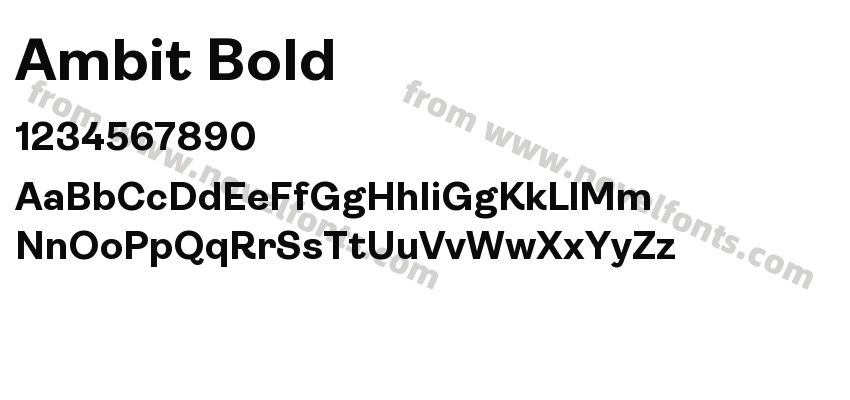 Ambit BoldPreview